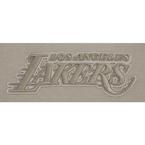 Pro Standard Lakers Pullover Hoodie - Men's - Taupe - Image 7