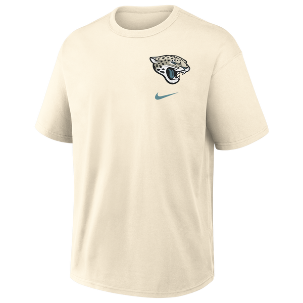 Nike Jaguars Rival Short Sleeve T-Shirt - Men's - Beige - Image 2