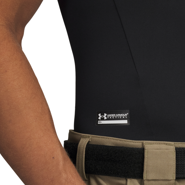 Under Armour Tactical HeatGear® Compression T-Shirt - Men's - Black - Image 3