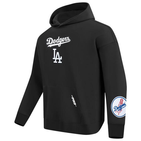 Pro Standard Dodgers Pullover Hoodie - Men's - Black - Image 3