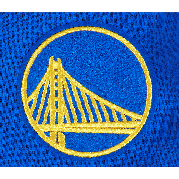 Pro Standard Golden State Warriors Classic Flc Po Hoodie - Boys' Grade School - Royal Blue - Image 6
