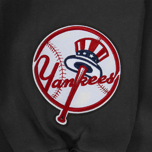Pro Standard Yankees Pullover Hoodie - Men's - Black - Image 3