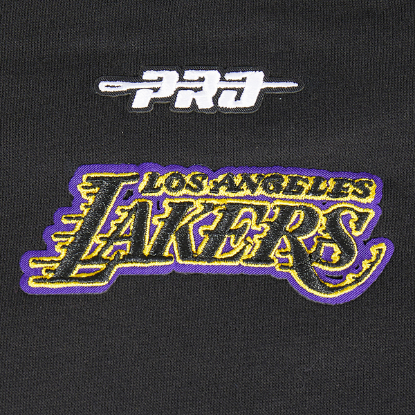 Pro Standard Los Angeles Lakers Classic Flc Fz Po Hoodie - Boys' Grade School - Black - Image 6