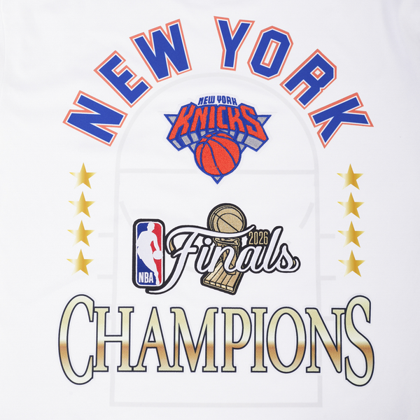 Pro Standard Knicks NBA Finals 2026 CJ Drop Shoulder T-Shirt - Men's - White - Image 8