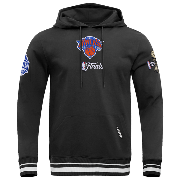Pro Standard Knicks NBA Finals 2026 Rib FLC PO Hoodie - Men's - Black - Image 3