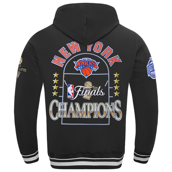 Pro Standard Knicks NBA Finals 2026 Rib FLC PO Hoodie - Men's - Black - Image 4
