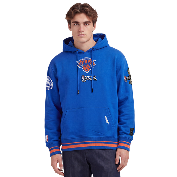Pro Standard Knicks NBA Finals 2026 Rib FLC PO Hoodie - Men's - Blue