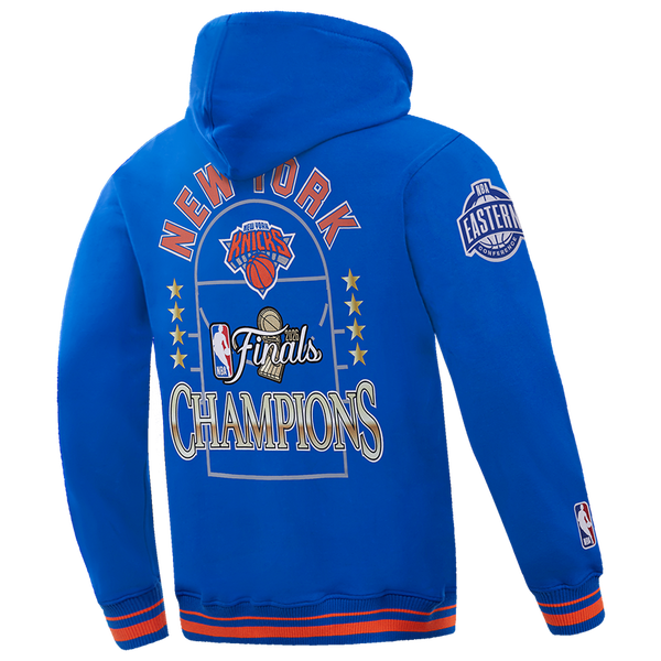 Pro Standard Knicks NBA Finals 2026 Rib FLC PO Hoodie - Men's - Blue - Image 6