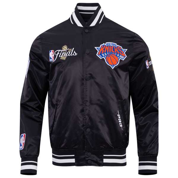 Pro Standard Knicks NBA Finals 2026 Pro Satin YD Rib Jacket - Men's - Black - Image 3