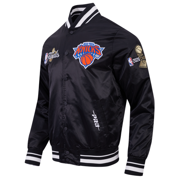 Pro Standard Knicks NBA Finals 2026 Pro Satin YD Rib Jacket - Men's - Black - Image 5