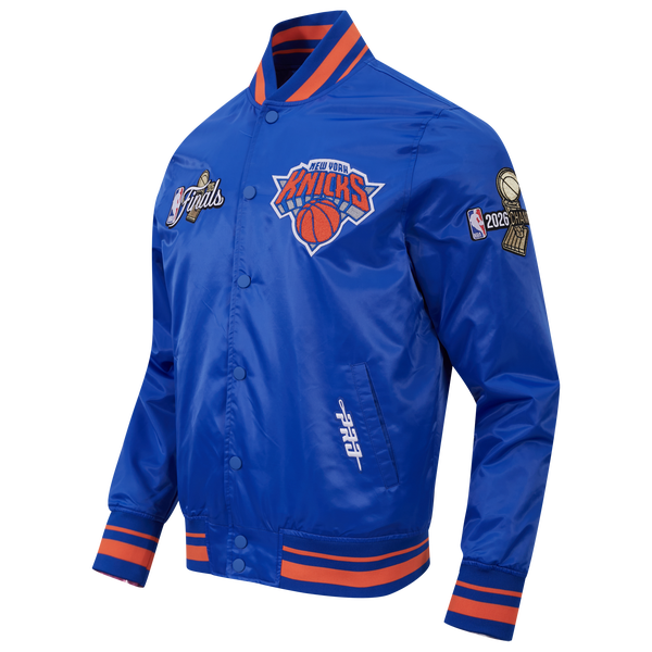 Pro Standard Knicks NBA Finals 2026 Pro Satin YD Rib Jacket - Men's - Blue - Image 5