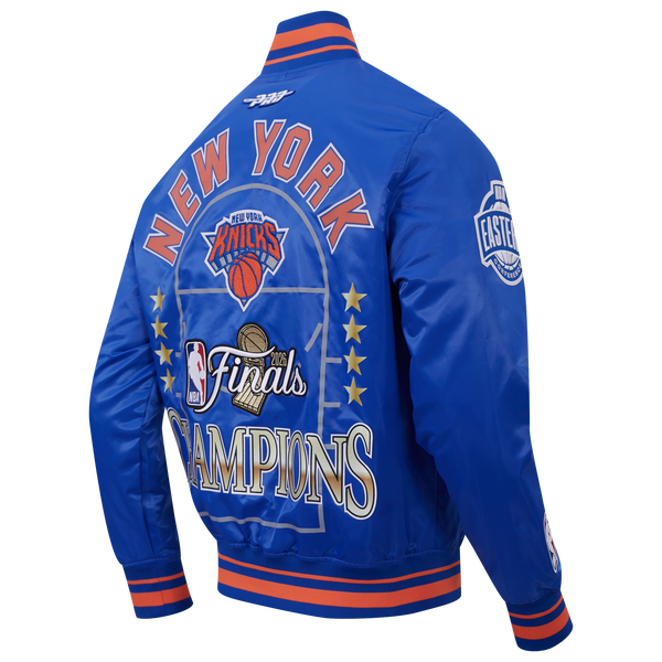 Pro Standard Knicks NBA Finals 2026 Pro Satin YD Rib Jacket - Men's - Blue - Image 6