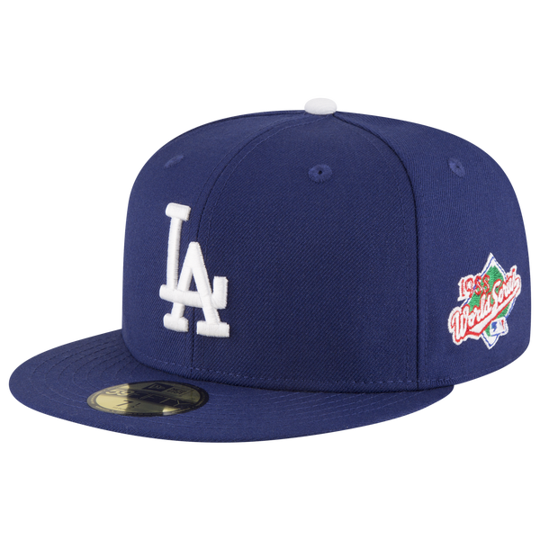 New Era MLB 59Fifty World Series Side Patch Cap - Men's - Blue/White