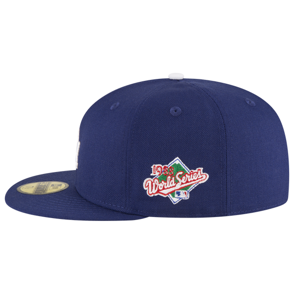 New Era MLB 59Fifty World Series Side Patch Cap - Men's - Blue/White - Image 6