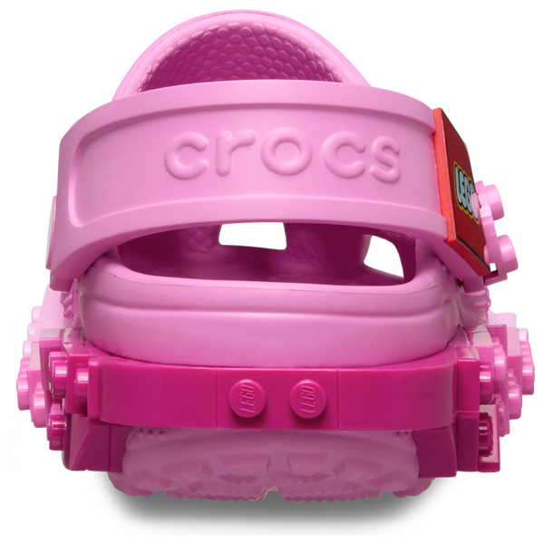 Crocs Lego Clogs - Girls' Grade School - Pink/Pink - Image 3