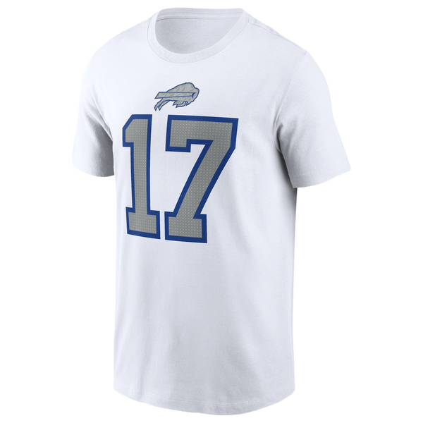 Nike Bills NFL Rival JA17 Short Sleeve T-Shirt - Men's - White - Image 3