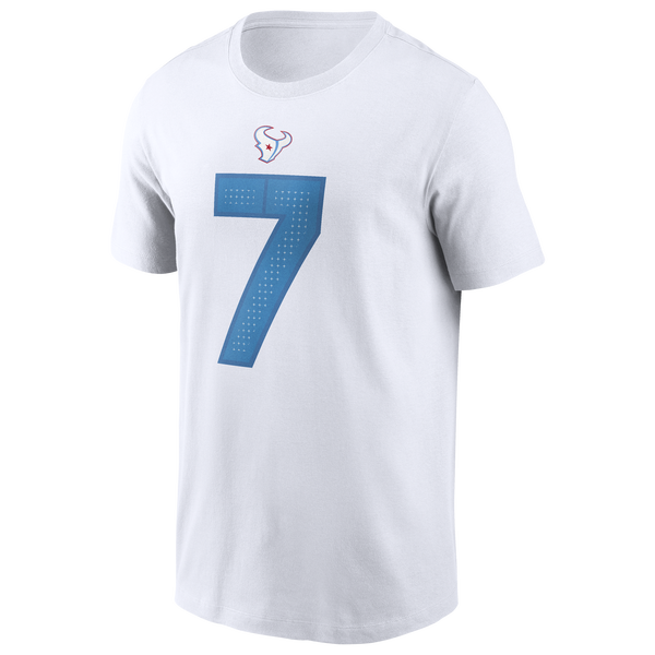 Nike Texans NFL Rival CJS7 Short Sleeve T-Shirt - Men's - White - Image 2