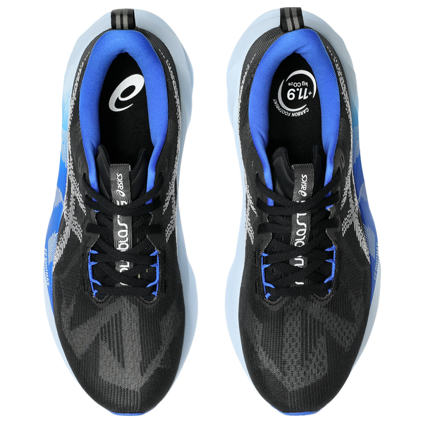ASICS® Novablast 5 - Men's - White/Black/Blue - Image 5