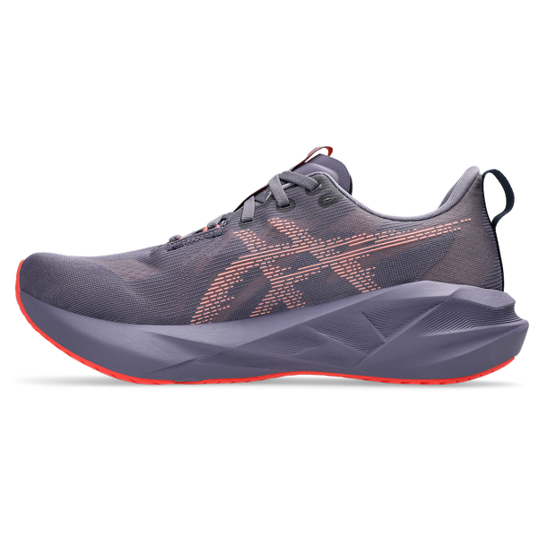ASICS® Novablast 5 - Men's - Greyish Purple/Coral Reef - Image 2