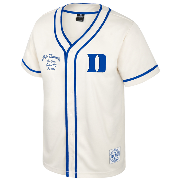 Colosseum Duke Baseball Jersey - Men's - White
