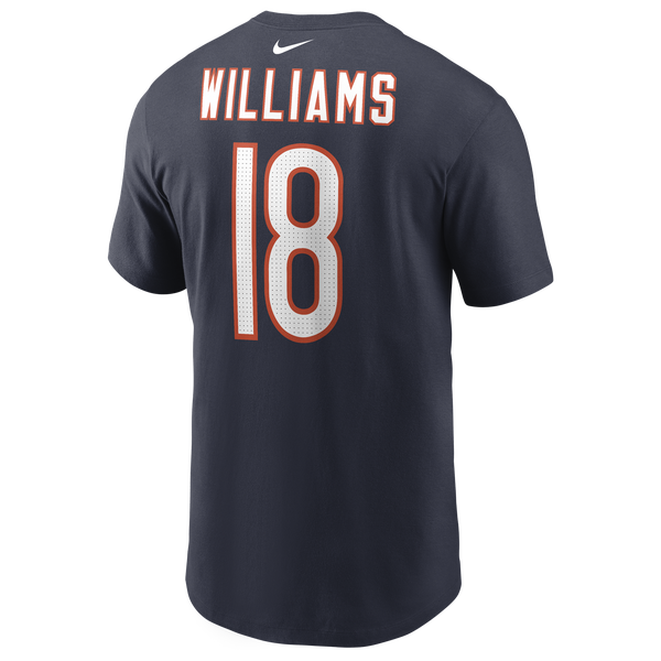 Nike Caleb Williams Bears Short Sleeve T-Shirt - Men's - Marine - Image 3