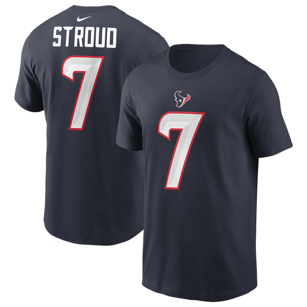 Nike CJ Stroud Texans Short Sleeve T-Shirt - Men's - Marine