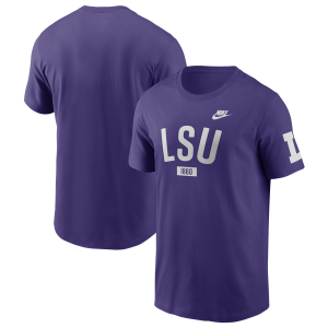 Nike Lsu Arch Short-Sleeve T-Shirt - Men's - Purple