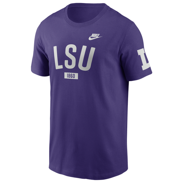 Nike Lsu Arch Short-Sleeve T-Shirt - Men's - Purple - Image 2