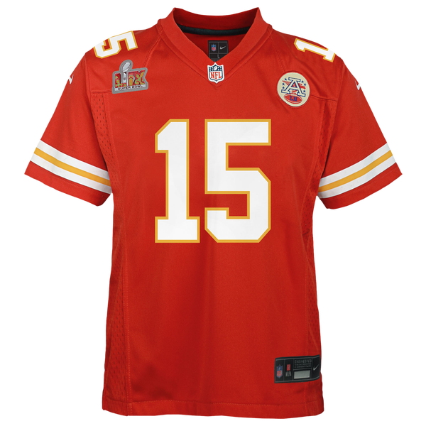 Nike Chiefs Team Color Game Day Jersey - Boys' Grade School - Red/White - Image 3