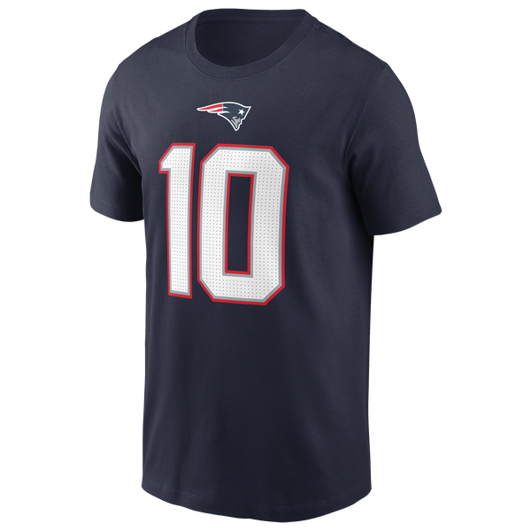 Nike Patriots Player Short Sleeve T-Shirt - Men's - College Navy - Image 2