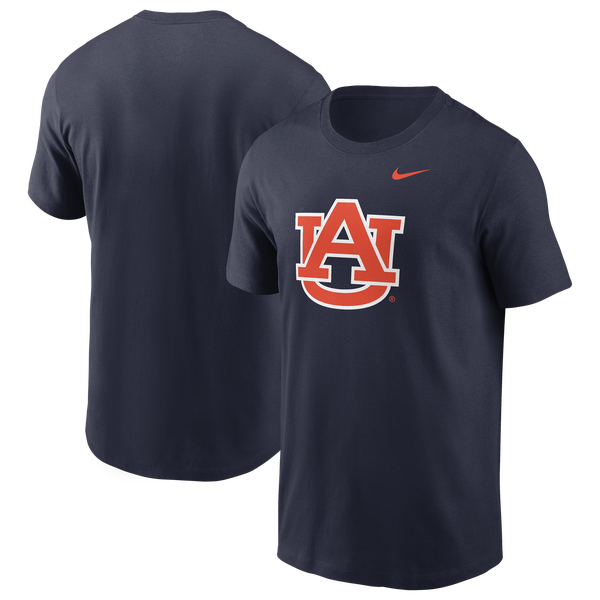 Nike Auburn Primary Short-Sleeve T-Shirt - Men's - Navy