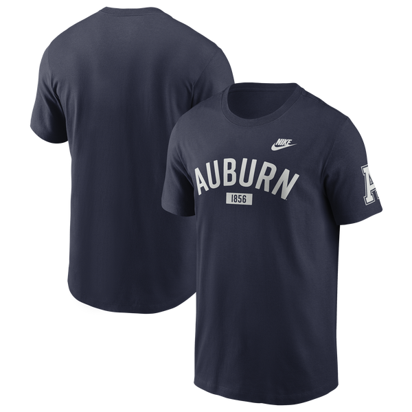 Nike Auburn Arch Short-Sleeve T-Shirt - Men's - Navy
