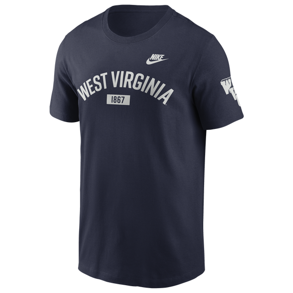 Nike West Virginia Arch Short-Sleeve T-Shirt - Men's - Navy - Image 2