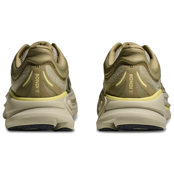 HOKA Bondi 9 - Men's - Grassland/Oyster Mushroom - Image 3
