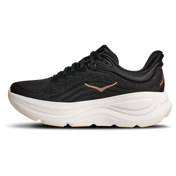 HOKA Bondi 9 - Women's - Black/Rose Gold/White - Image 2