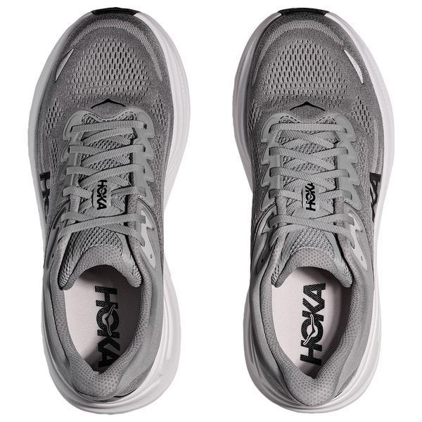 HOKA Bondi 9 - Men's - Stellar Grey/Galactic Grey - Image 4
