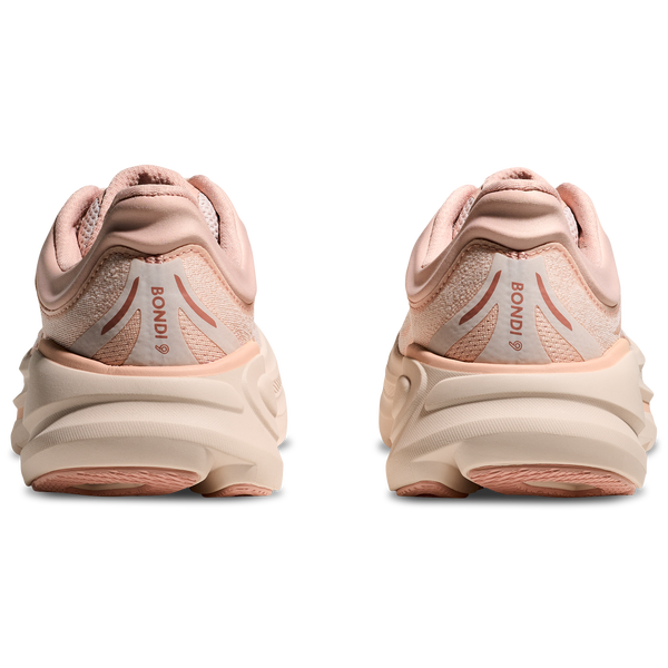 HOKA Bondi 9 - Women's - Rose Latte/Rose Cream - Image 3