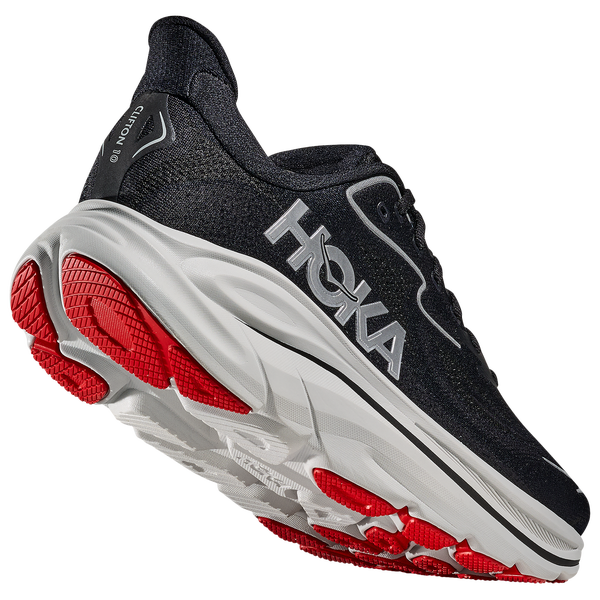 HOKA Clifton 10 - Men's - Black/Silver - Image 8