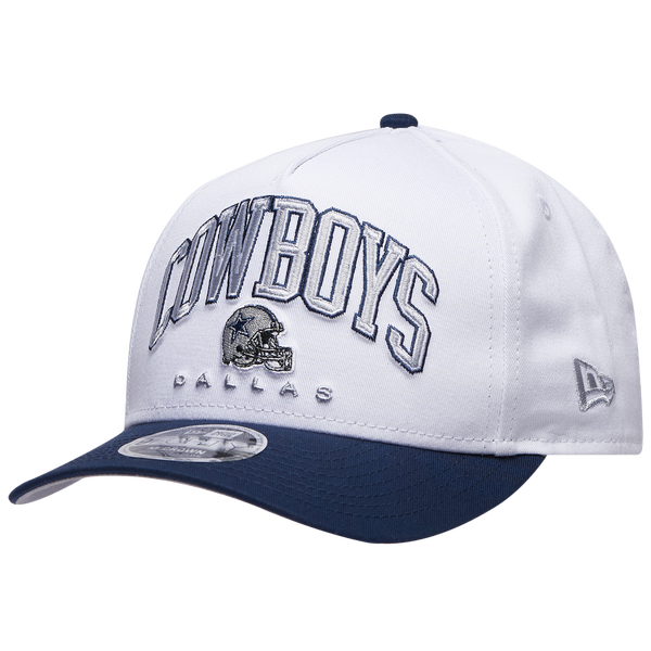 New Era Cowboys 9Forty A-Frame 2T Arch Cap - Adult - White/Navy