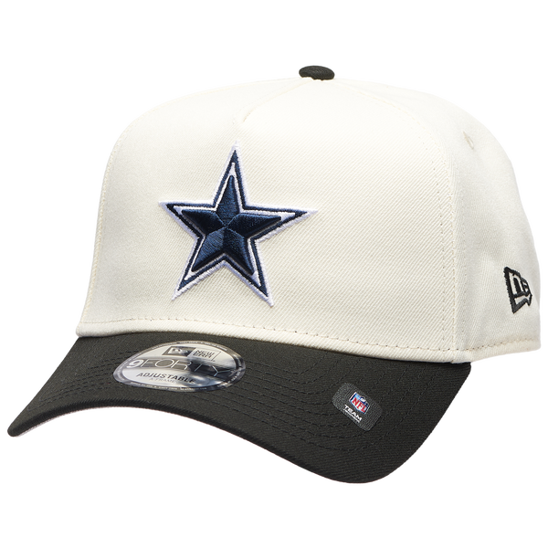 New Era Cowboys 9FORTY A-Frame Cap - Men's - White/Black