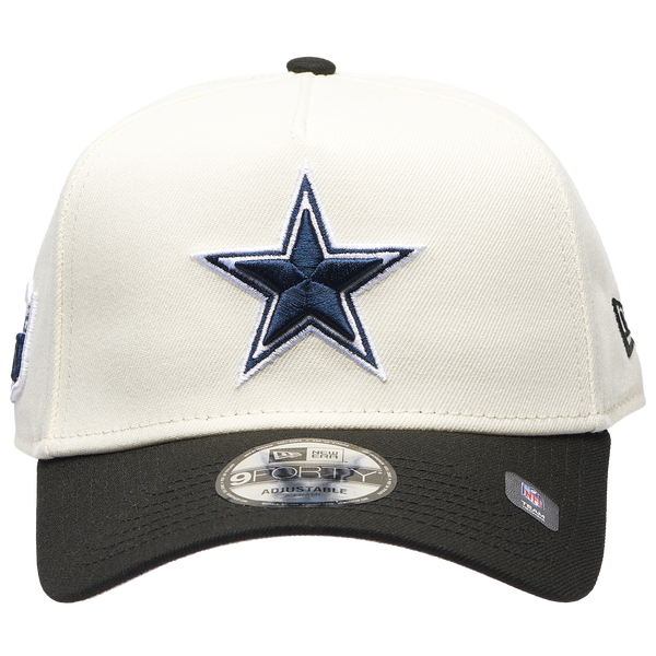 New Era Cowboys 9FORTY A-Frame Cap - Men's - White/Black - Image 2