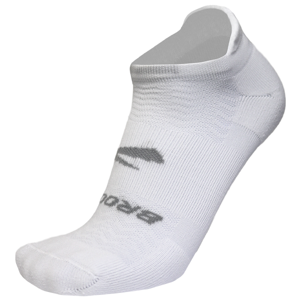 Brooks Run-In 3 Pack No Show Socks - Men's - White - Image 2