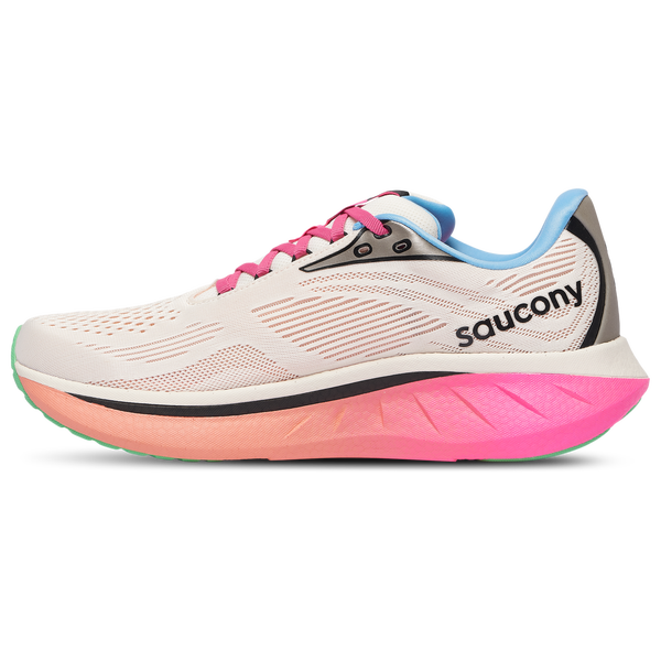 Saucony Ride 18 - Men's - Salmon/Red/White - Image 2
