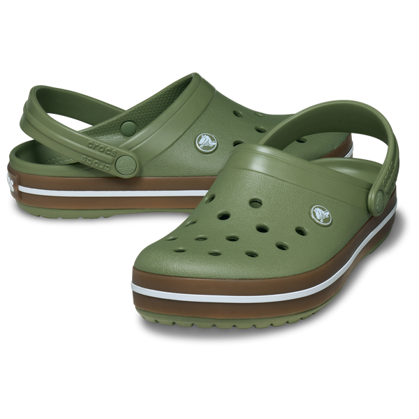 Crocs Crocband Gum Clog - Men's - Cargo - Image 6