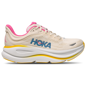 HOKA Bondi 9 - Women's - Alabaster/Pink/Birch