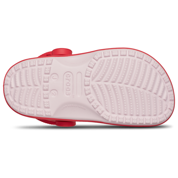 Crocs Vday Clogs With Heart Back Strap - Girls' Preschool - Pink Milk/Digital Raspberry - Image 6