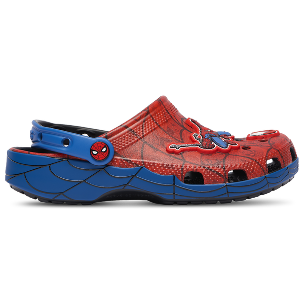 Crocs Classic Clogs Spider-Man - Boys' Grade School - Red/Blue - Image 2