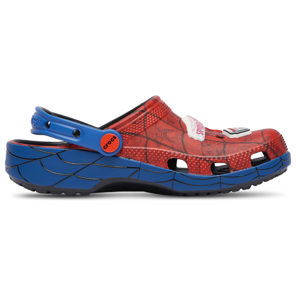 Crocs Classic Clogs Spider-Man - Boys' Grade School - Red/Blue - Image 5
