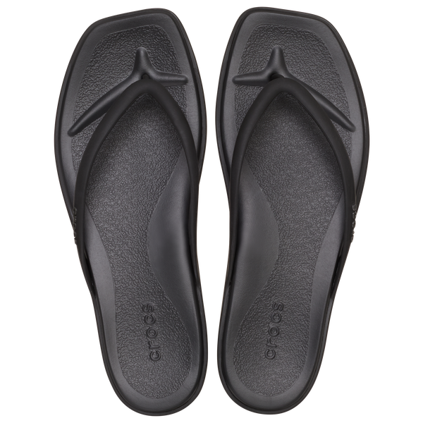 Crocs Miami Flip Sandals - Women's - Black - Image 4