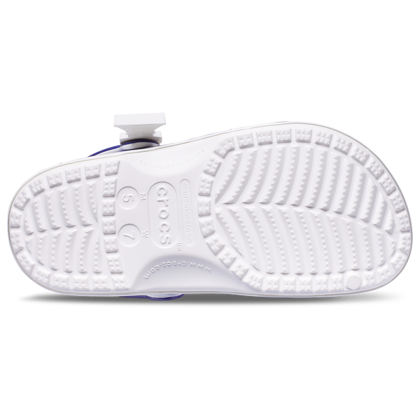 Crocs Classic Clogs - Men's - White/Blue - Image 5